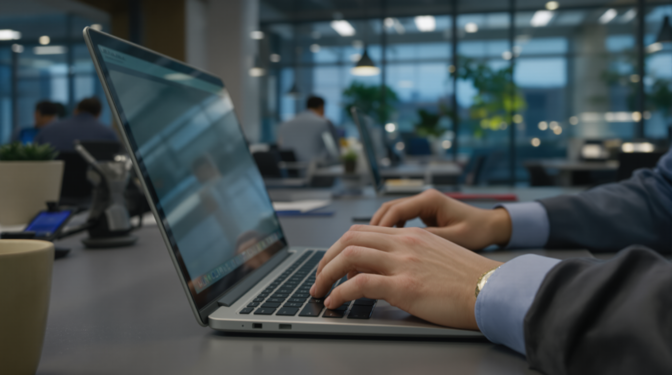 A CloudPresto engineer at work in the operations office