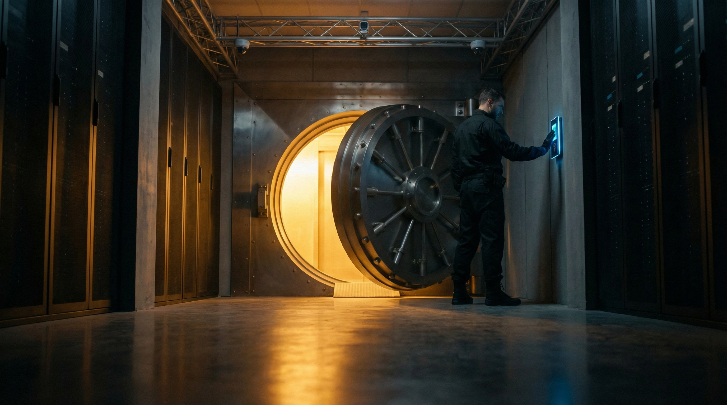 Data center vault security