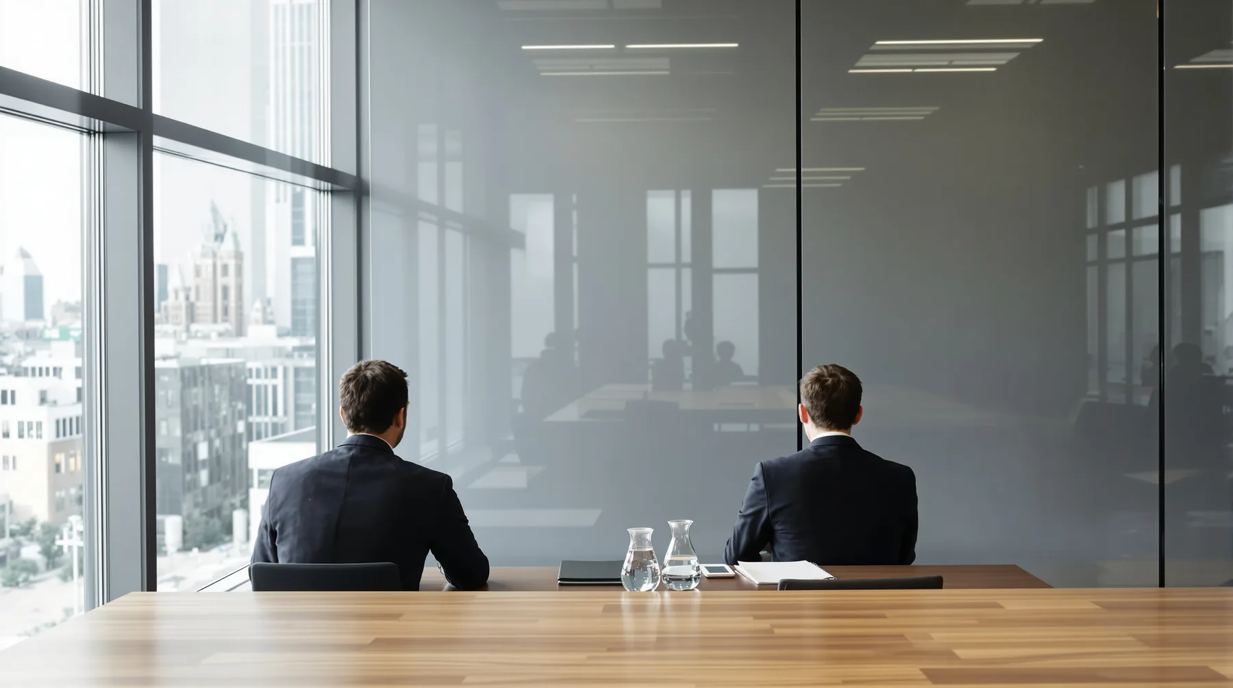 A working session at the table